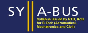 SYLLABUS FOR AERONAUTICAL ENGINEERING
